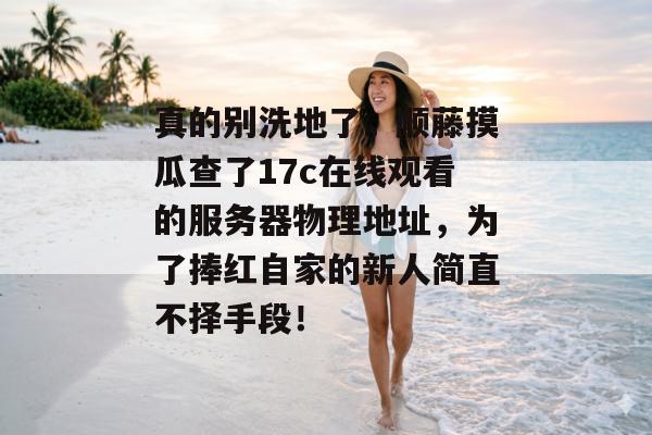 真的别洗地了,顺藤摸瓜查了17c在线观看的服务器物理地址,为了捧红自家的新人简直不择手段!